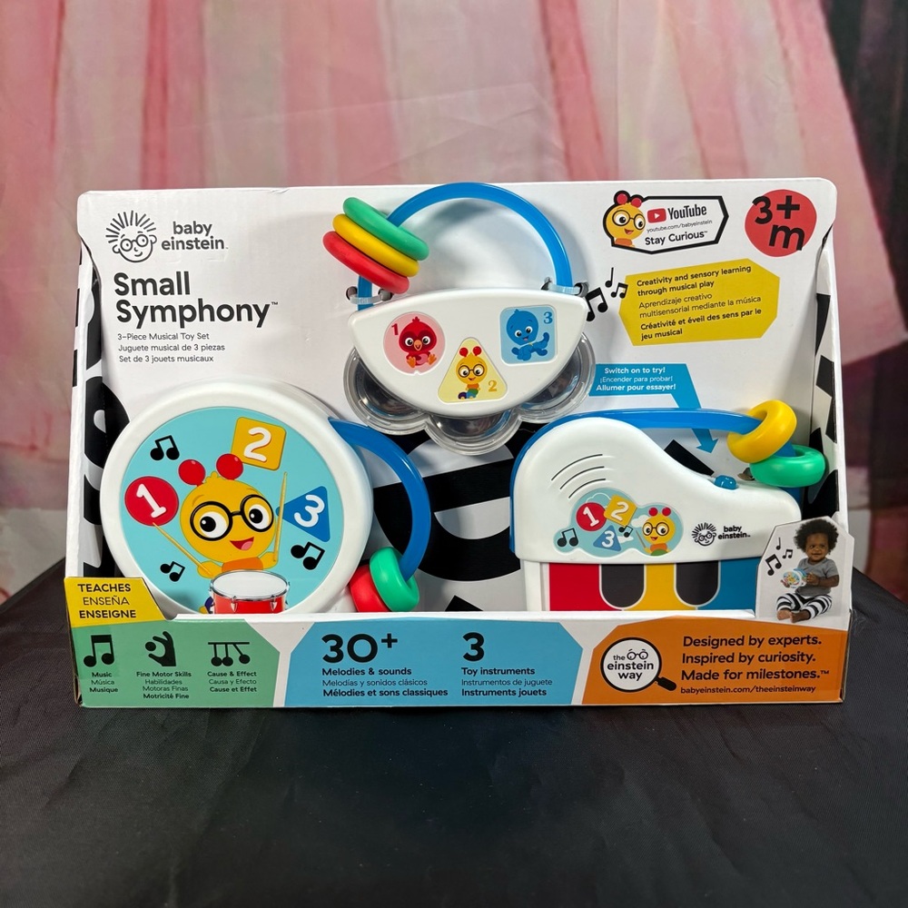 Baby Einstein Small Symphony Music Set - White & Blue